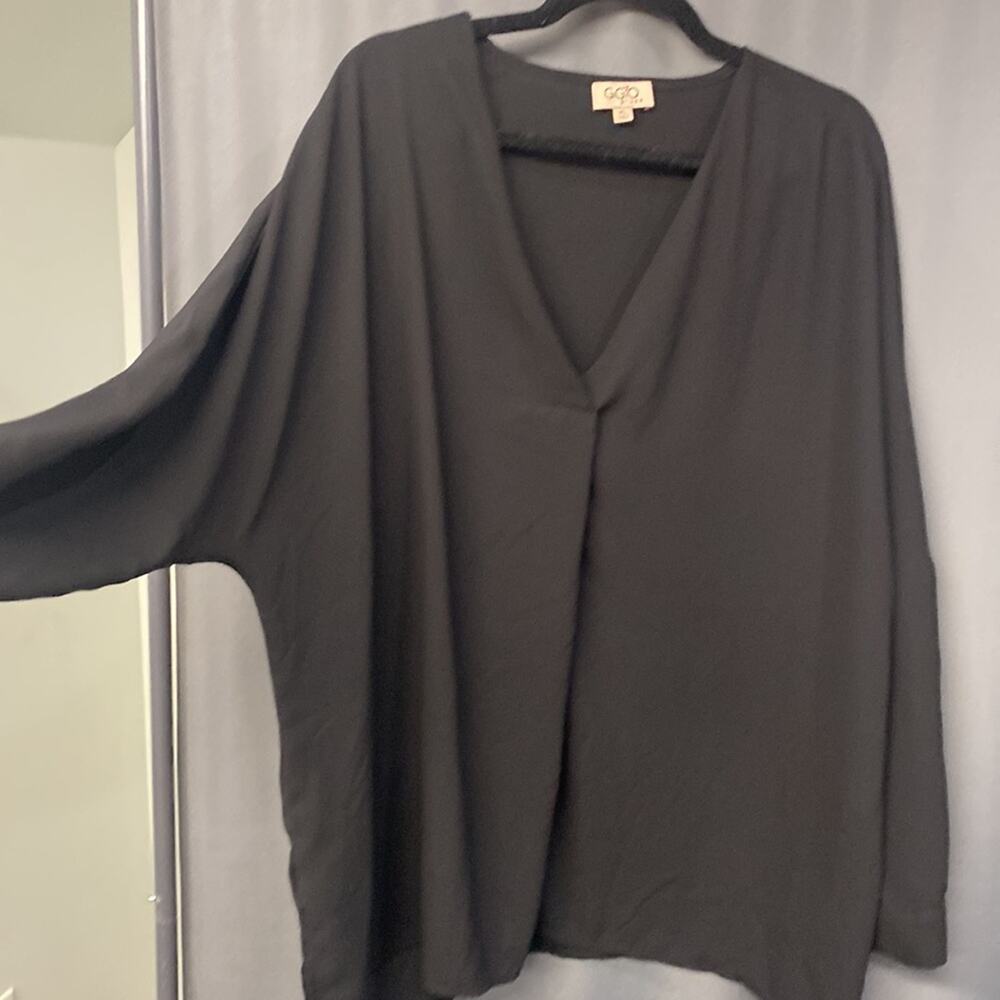 GiGiO Plus black blouse (b23) size XL